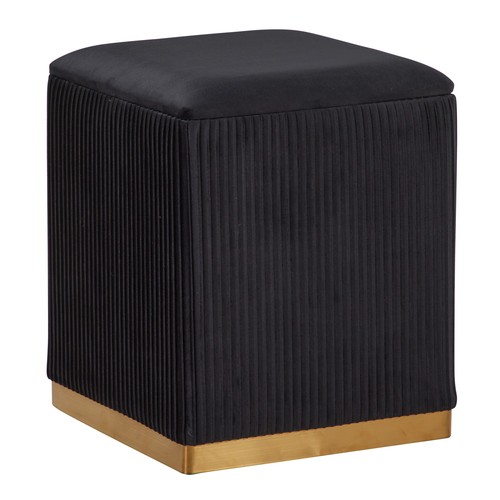 Marla Square Nesting Pleated Ottoman Set